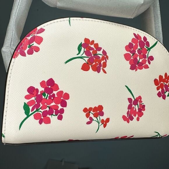 Kate Spade (reg price $230)Purse Perry Floral Leather Dome Crossbody NWT - Picture 8 of 10